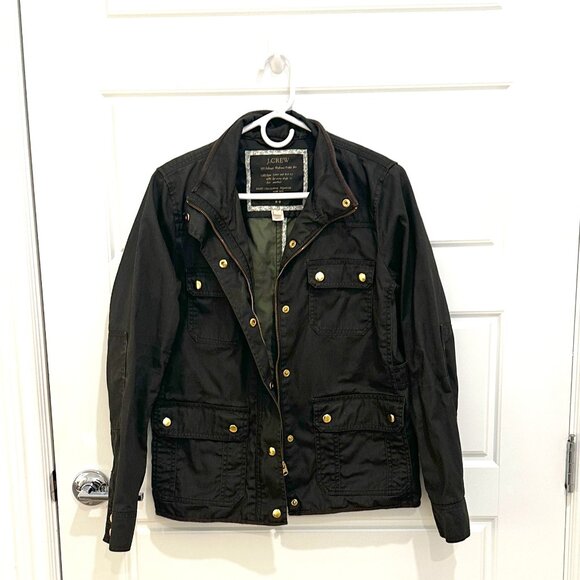 J CREW DOWNTOWN FIELD ARMY GREEN JACKET MEDIUM - Picture 1 of 6
